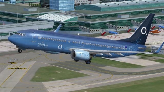 Screenshot 1 — Travel Service Boeing 737-800 OK-TVC