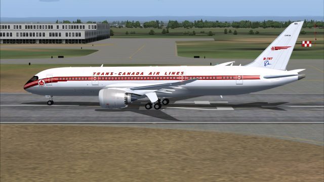 Screenshot 1 — Trans Canada Air Lines Boeing 787-8 V5