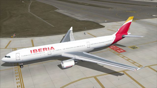 Screenshot 1 — Iberia Airbus A330-302 EC-LYF