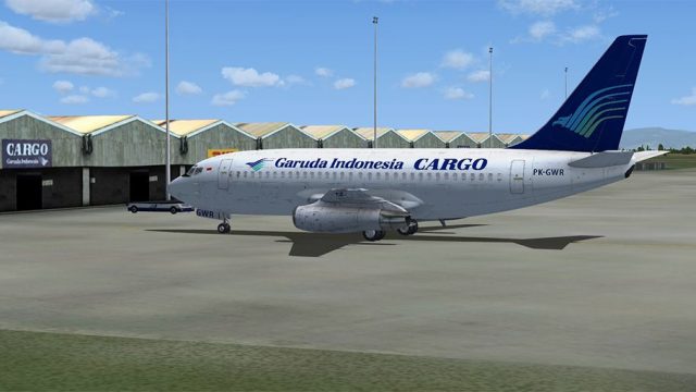 Screenshot 1 — Garuda Indonesia Cargo Boeing 737-200C