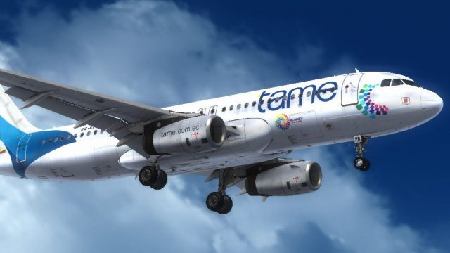 Screenshot 1 — Tame Airbus A320 HC-CPB