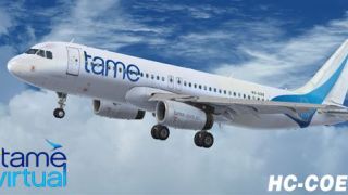 Screenshot 2 — Tame Airbus A320 HC-COE