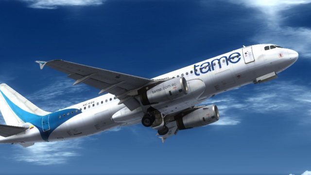 Screenshot 1 — Tame Airbus A320 HC-COC