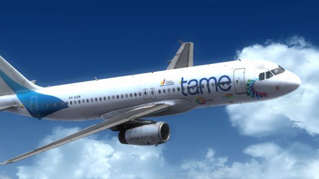 Screenshot 1 — Tame Airbus A320 HC-CGW
