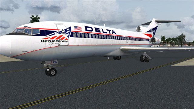 Screenshot 1 — Delta Airlines Boeing 727-100