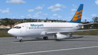 Screenshot 1 — Merpati Nusantara Airlines Boeing 737-200 PK-MBY