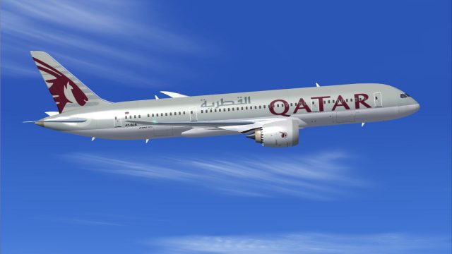 Screenshot 1 — AI Qatar Boeing 787-8
