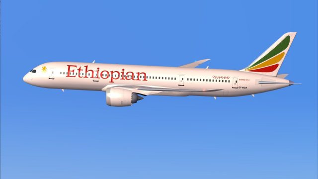 Screenshot 1 — AI Ethiopian Boeing 787-8