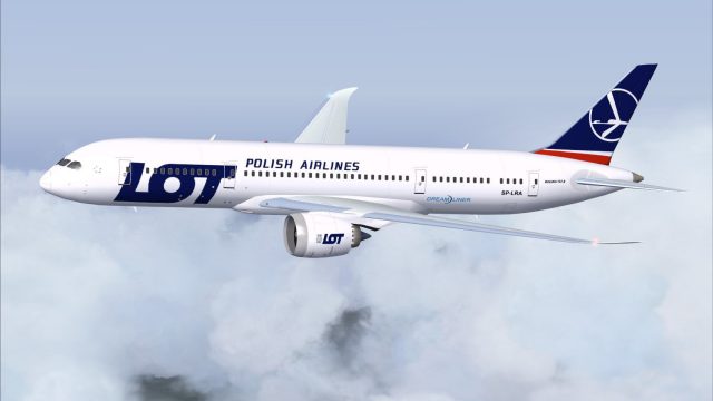 Screenshot 1 — AI LOT Polish Airlines Boeing 787-8