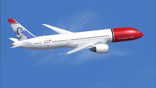 Screenshot 1 — AI Norwegian Boeing 787-8