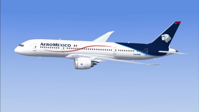 Screenshot 1 — AI AeroMexico Boeing 787-8