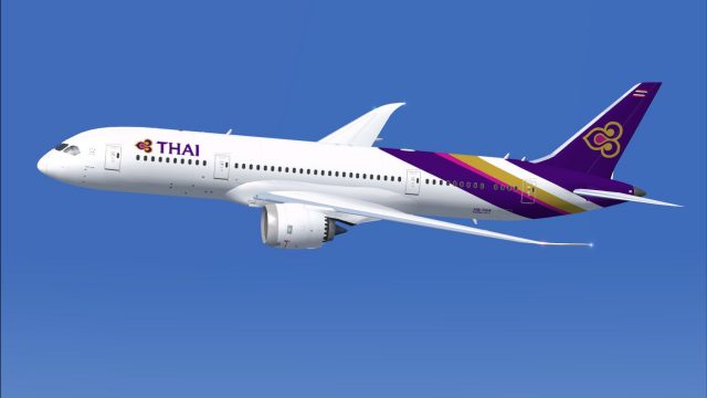 Screenshot 1 — AI Thai Boeing 787-8