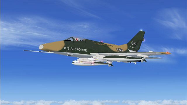 Screenshot 1 — USAF Vietnam Era F100 Super Sabre