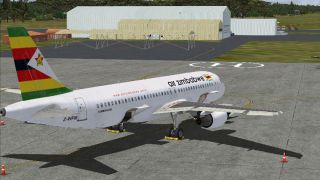 Screenshot 1 — Air Zimbabwe Airbus A320 Z-WPM