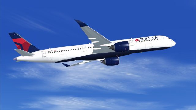 Screenshot 1 — Delta Airlines Airbus A350-900 V4