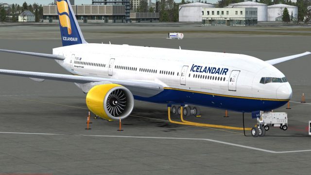 Screenshot 1 — Icelandair Boeing 777-200LR