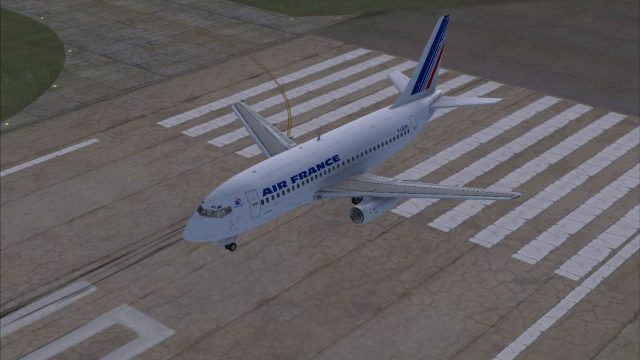 Screenshot 1 — Air France Boeing 737-200 F-GBYH