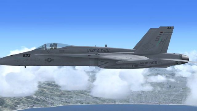 Screenshot 1 — USMC VFMAT-101 Sharpshooters F/A-18