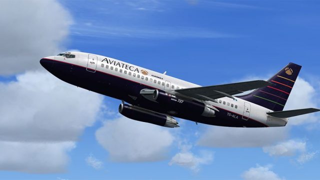 Screenshot 1 — Aviateca Boeing 737-200ADV