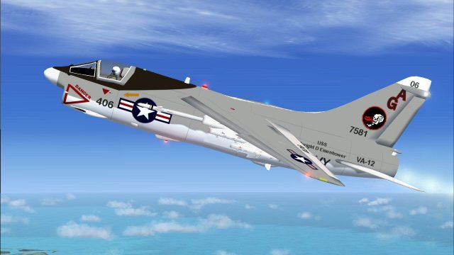 Screenshot 1 — US Navy Vought A-7 Corsair II VA-12