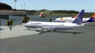 Screenshot 1 — Aerorepublica Boeing 737-400