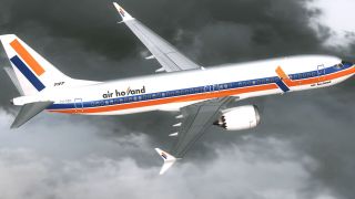 Screenshot 3 — Air Holland Boeing 737 MAX 8 PH-OZG