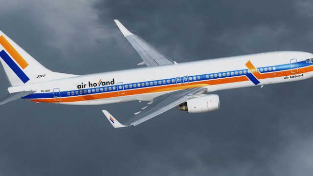 Screenshot 1 — Air Holland Boeing 737-900ER PH-OZP