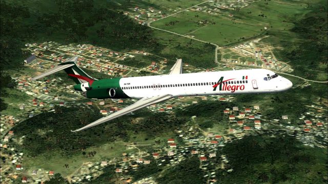 Screenshot 1 — Allegro McDonnell Douglas MD-83