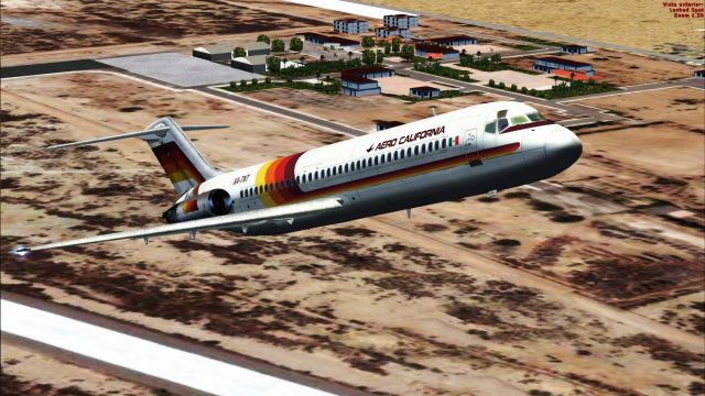 Screenshot 1 — Aerocalifornia McDonnell Douglas DC-9-32 XA-TNT