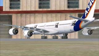 Screenshot 1 — Airbus A340-600 House Prototype