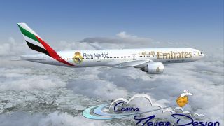 Screenshot 2 — Emirates "Real Madrid" Boeing 777-300ER A6-ECG
