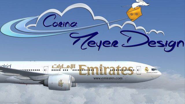 Screenshot 1 — Emirates "Real Madrid" Boeing 777-300ER A6-ECG