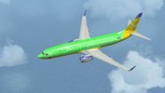 Screenshot 10 — Default Boeing 737-800 Replacement Textures