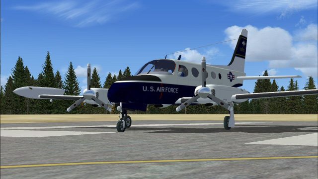 Screenshot 1 — Cessna 340 Military Exec. Transport