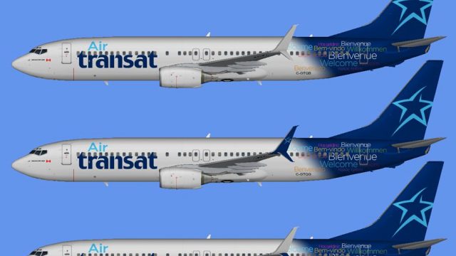Screenshot 1 — Air Transat Boeing 737-800 Fleet Pack