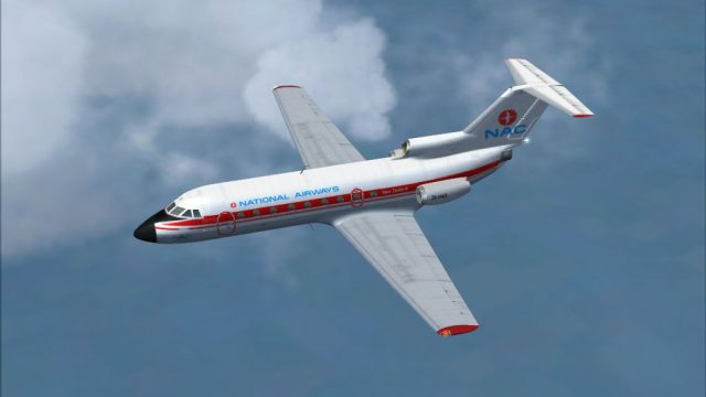 Screenshot 1 — National Airways Corporation Yak-40
