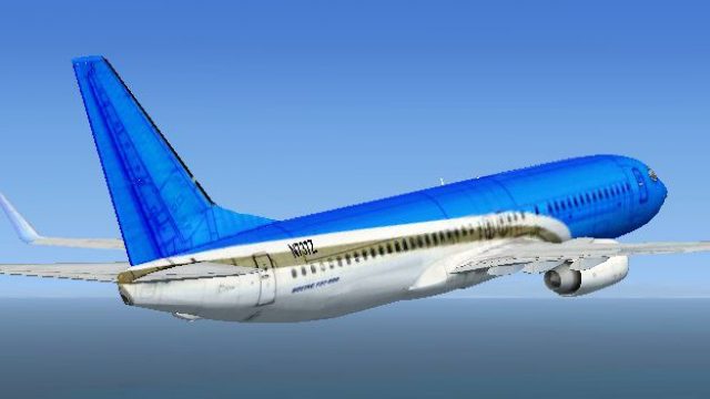 Screenshot 1 — Pete Airlines Boeing 737-800