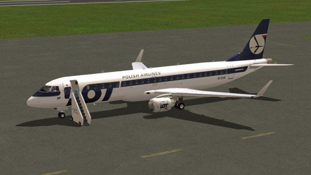 Screenshot 1 — LOT Polish Airlines Embraer 190-LR