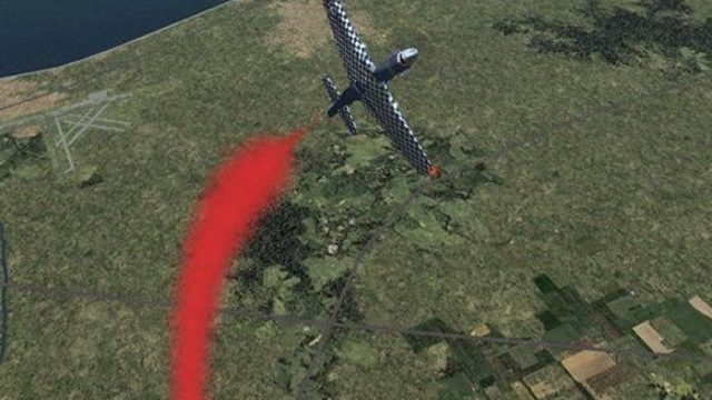 Screenshot 1 — Airshow Demonstration Smoke for FS2002