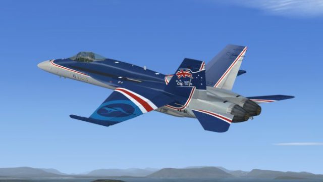 Screenshot 1 — RAAF Acceleration F/A-18