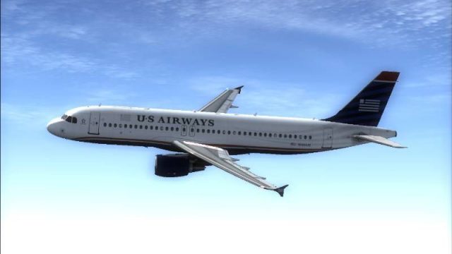 Screenshot 1 — USAir Airbus A320 N106US