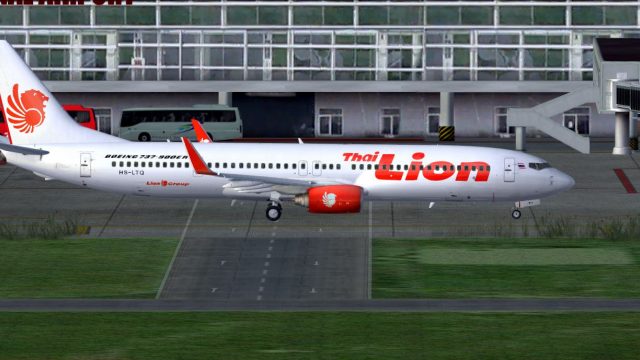 Screenshot 1 — Thai Lion Air Boeing 737-900ER HS-LTQ