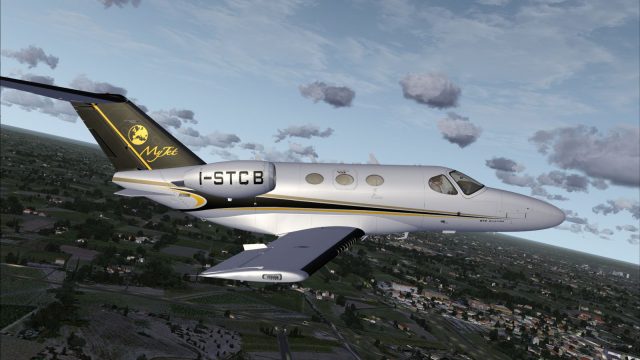 Screenshot 1 — MyJet Citation 510 Mustang I-STCB