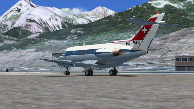 Screenshot 1 — De Havilland DH125 HB-VAG
