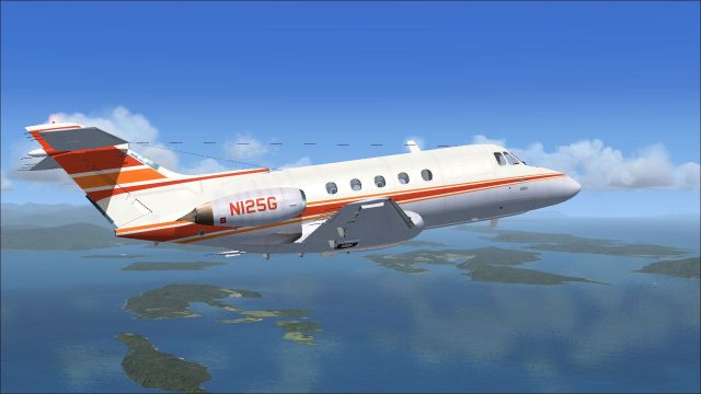 Screenshot 1 — De Havilland DH125 N125G