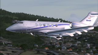 Screenshot 1 — Challenger 300 OE-HDV