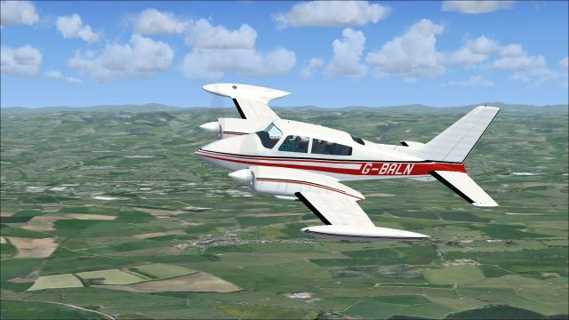 Screenshot 1 — Cessna 310Q G-BALN