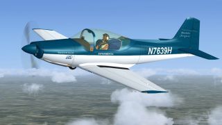 Screenshot 1 — Blue & White Falco F.8L N7639H