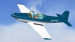 Screenshot 1 — Blue & White Falco F.8L N1774T