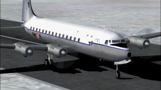 Screenshot 2 — Updated .FS2002 Italian Air Force DOUGLAS C118-A (DC-6B) Presidential transport